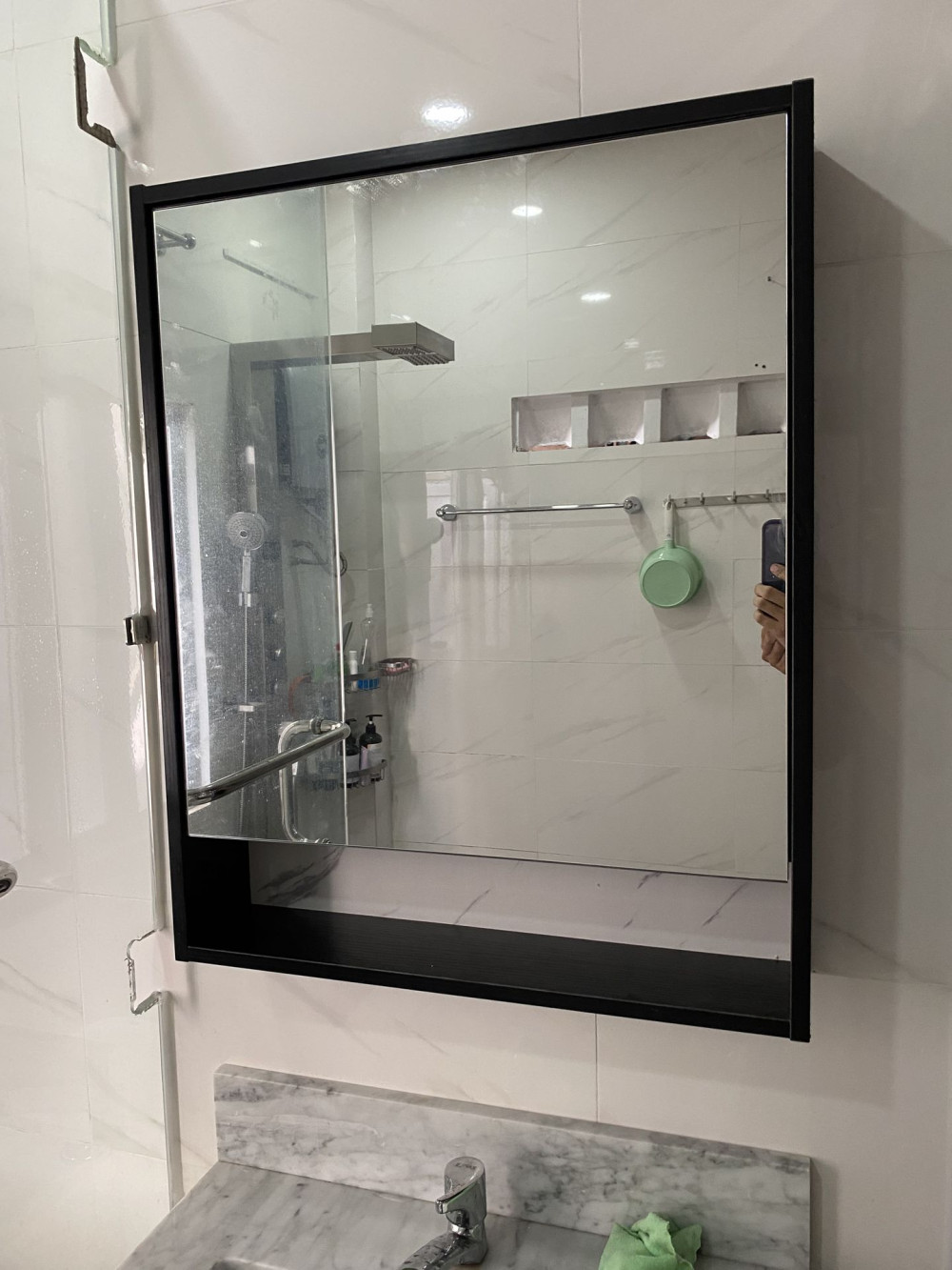 Đánh giá sản phẩm Tủ gương size 600mm MOWOEN MW6953-60M