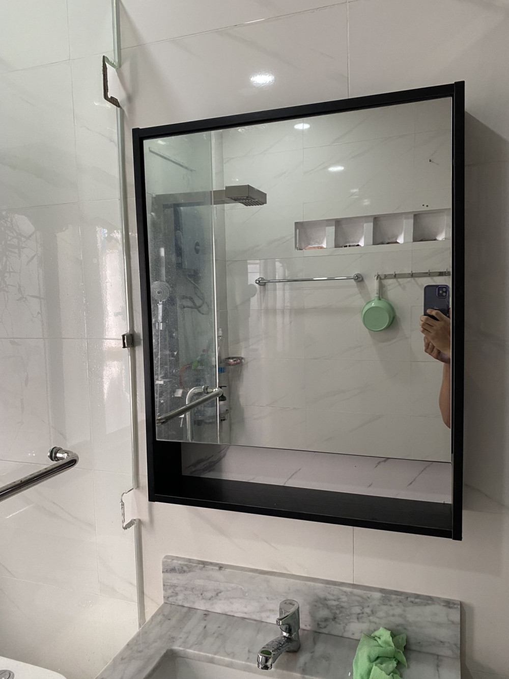 Đánh giá sản phẩm Tủ gương size 600mm MOWOEN MW6953-60M