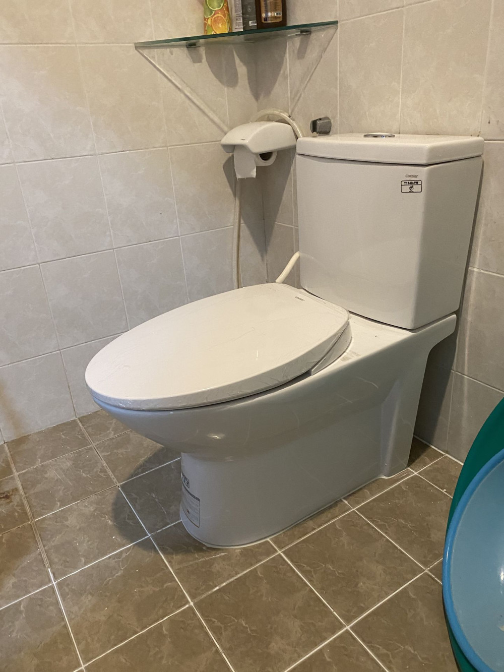 Đánh giá sản phẩm Bồn cầu 2 khối nắp rửa cơ Caesar CD1340 + TAF060