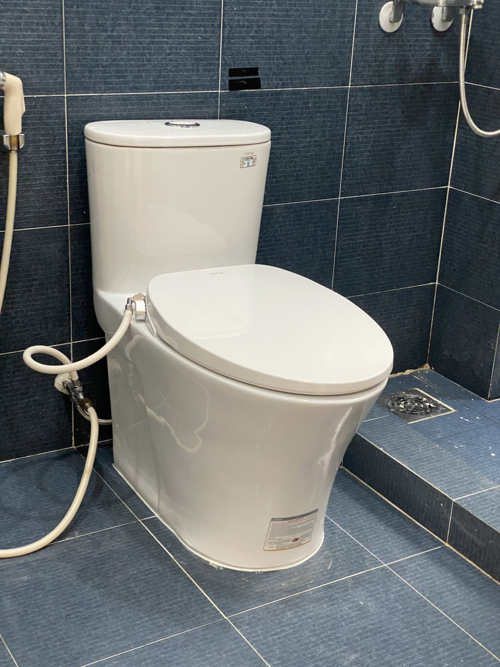 Đánh giá sản phẩm Bồn cầu 1 khối nắp rửa cơ Caesar C1395F + TAF060 (CD1395+TAF060)