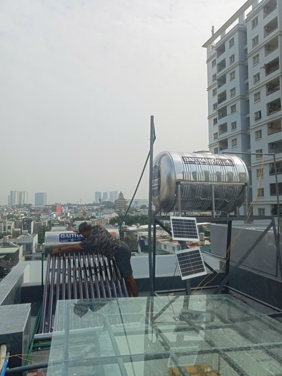 Đánh giá sản phẩm Máy nước nóng năng lượng mặt trời Đại Thành Inox 304 ống 58