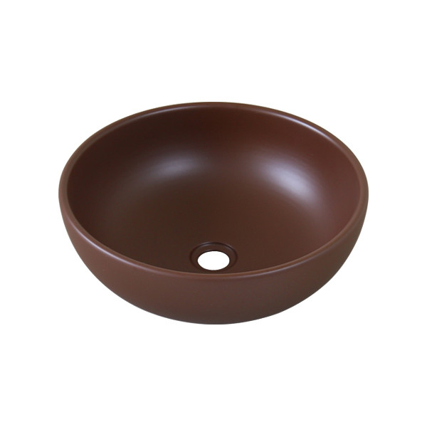 Chậu lavabo đặt bàn Kanly tròn sứ màu SU51