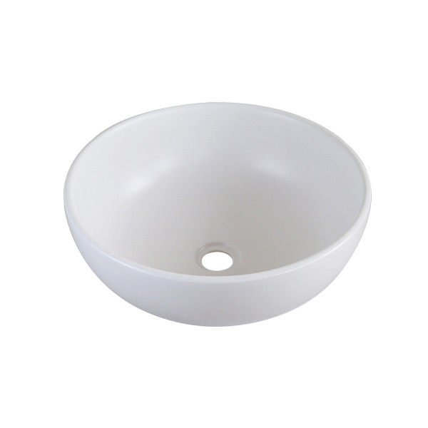 Chậu lavabo đặt bàn Kanly tròn sứ màu SU51