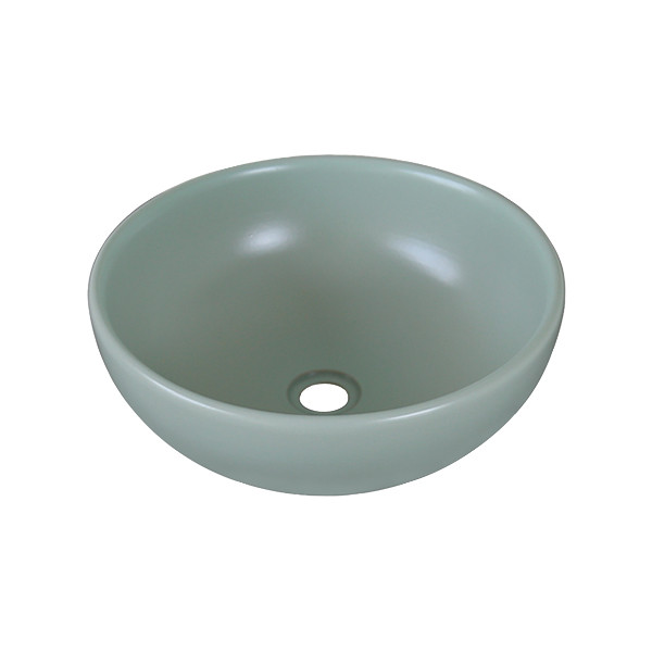 Chậu lavabo đặt bàn Kanly tròn sứ màu SU51