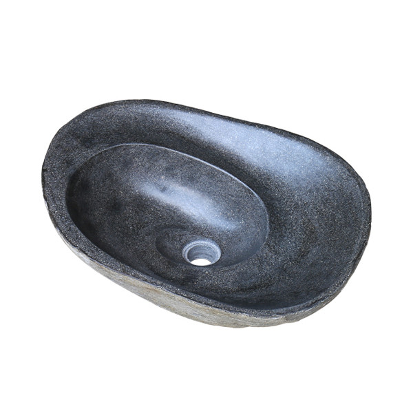 Chậu lavabo đặt bàn Kanly đá cuội MAR15Si