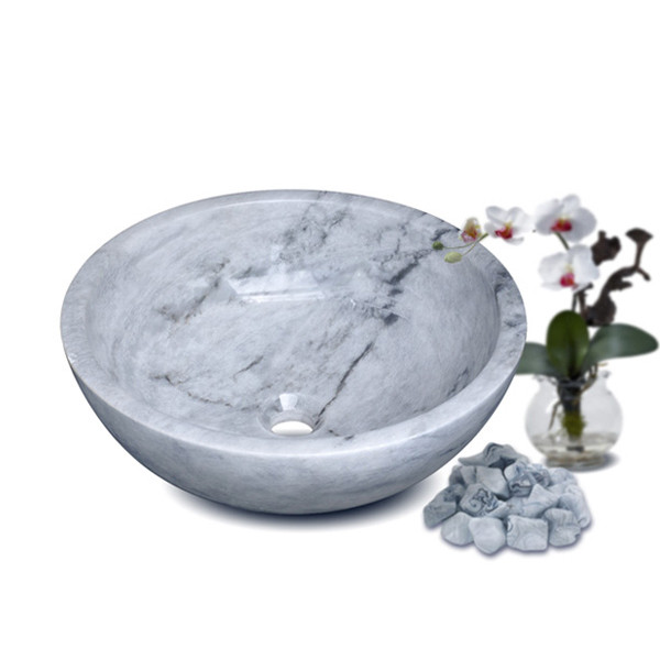 Chậu lavabo đặt bàn Kanly đá Marble tự nhiên MAR133N