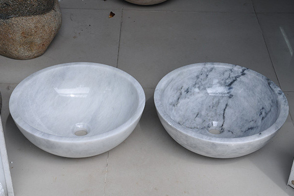 Chậu lavabo đặt bàn Kanly đá Marble tự nhiên MAR133N
