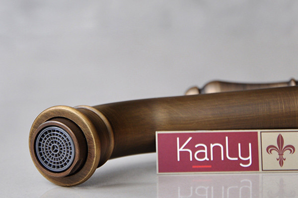 Vòi chậu lavabo nóng lạnh bằng đồng Kanly GCA13/GCV13