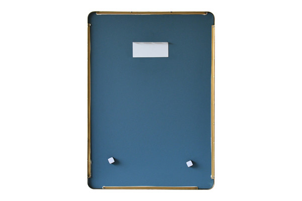 Gương soi tròn khung bằng đồng 50x70cm Kanly PK11.02