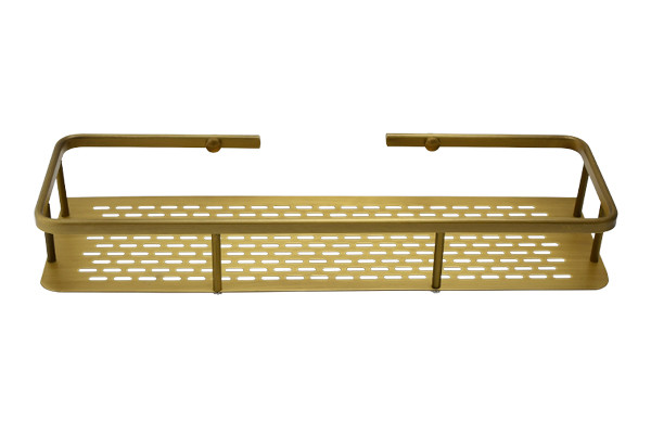 Kệ treo góc nhà tắm bằng đồng Kanly GCK30/30B