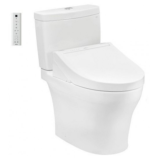 Bồn cầu TOTO CS769CDRW15 2 khối nắp điện tử Washlet C5 TCF24460AAA giấu dây