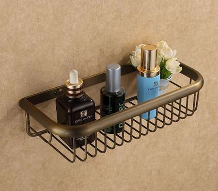 Kệ treo góc nhà tắm bằng đồng Kanly GCK29/29B