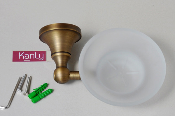 Giá để xà phòng bằng đồng Kanly GCK04