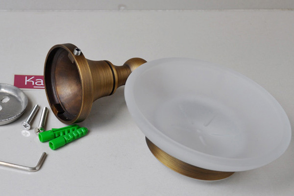 Giá để xà phòng bằng đồng Kanly GCK04