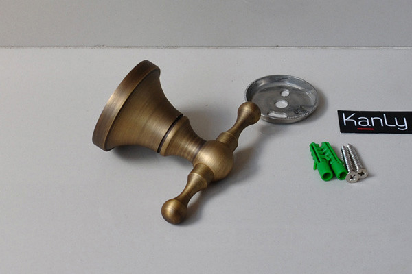 Móc áo đơn bằng đồng Kanly GCK01