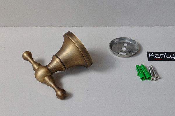 Móc áo đơn bằng đồng Kanly GCK01