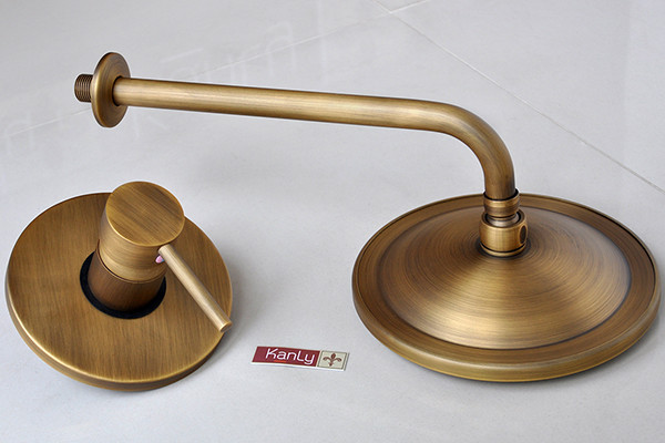 Bộ sen tắm âm tường nóng lạnh bằng đồng Kanly GCS71