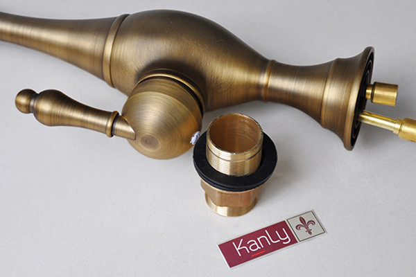 Vòi rửa bát nóng lạnh bằng đồng Kanly GCC06