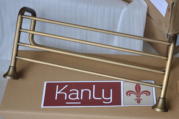 Thanh treo khăn tắm bằng đồng Kanly GCK13