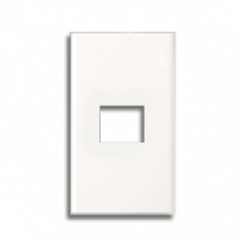 Mặt góc vuông dùng cho 1 thiết bị dòng Full Color Panasonic WZV7841W