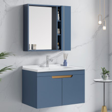 Bộ tủ chậu và tủ gương size 800mm (gồm chậu lavabo) Mowoen MW6918-80