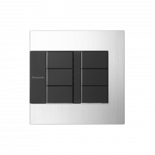 Bộ 6 công tắc 2 chiều có đèn báo dòng GEN-X Panasonic WTEGP56572S-1-G