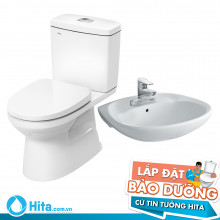 Combo bồn cầu và lavabo INAX