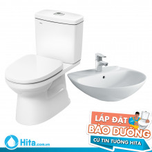 Combo bồn cầu và lavabo INAX