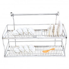 Kệ sóng chén 8 tấc 2 tầng treo 8T2