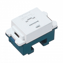 Ổ cắm điện thoại 4 cực dòng Full Color Panasonic WNTG15649W