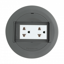 Bộ ổ âm sàn 2 ổ cắm có dây nối đất Panasonic DU81931HTK-1