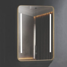 Gương đèn cảm ứng khung inox Đình Quốc 99902