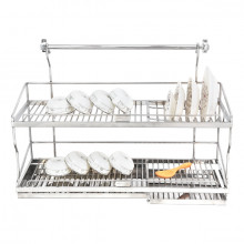 Kệ sóng chén 9 tấc 2 tầng treo có khay U9T2