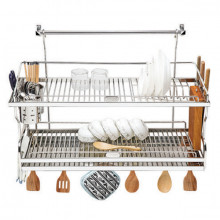 Kệ sóng chén 9 tấc treo (kết hợp 4 trong 1) có khay U9TC2