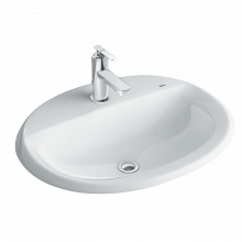 Chậu lavabo dương vành INAX AL-2395V (AL2395V) (AL-2395VFC) men Aqua Ceramic