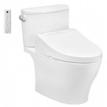 Bồn cầu TOTO CS767CRW15 2 khối nắp điện tử Washlet C5 TCF24460AAA giấu dây