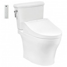 Bồn cầu TOTO CS986CGW15 2 khối nắp điện tử Washlet C5 TCF24460AAA giấu dây