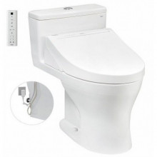 Bồn cầu TOTO MS855DW14 1 khối nắp điện tử Washlet C5 TCF24410AAA