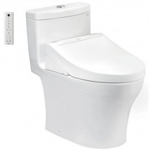 Bồn cầu TOTO MS889CDRW15 1 khối nắp điện tử Washlet C5 TCF24460AAA giấu dây