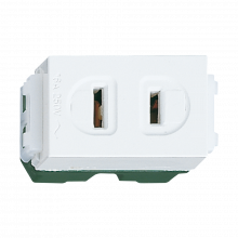 Ổ cắm đơn (dùng cho phích cắm dẹp) dòng Wide-W Panasonic WEG1001SW