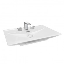 Chậu rửa lavabo đặt bàn INAX AL-S630V (ALS630V) (AL-S630VFC) men Aqua Ceramic