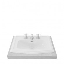 Chậu lavabo dương vành TOTO LW781J