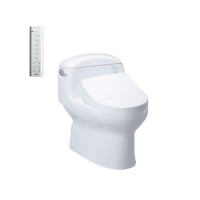 Bồn cầu TOTO MS914CRW12#XW 1 khối nắp điện tử Washlet S7 TCF4911EZ giấu dây