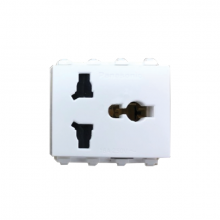 Ổ cắm 3 chấu đa năng có màn che dòng WIDE-Color Panasonic WEI1171SW-VN