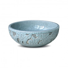 Chậu lavabo đặt bàn Kanly sứ hoa văn SU126