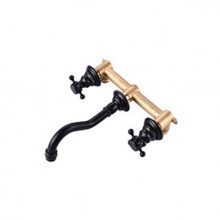 Vòi âm tường nóng lạnh bằng đồng Kanly GCT08B