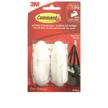 Móc dán tường 1.3kg vỉ 2 Command-3M XA006732029