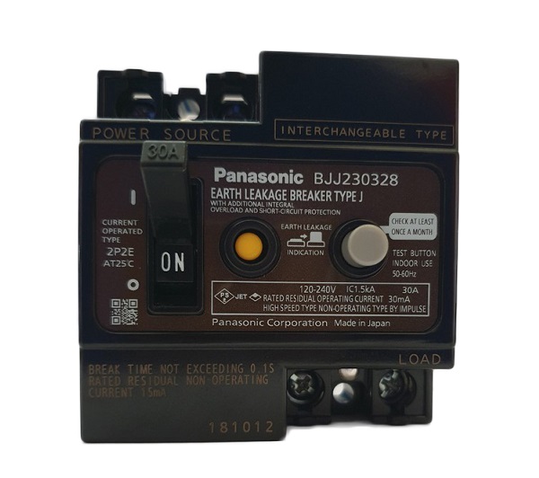 Cầu dao đóng cắt tự động ELCB 30A Panasonic BJJ23032-8