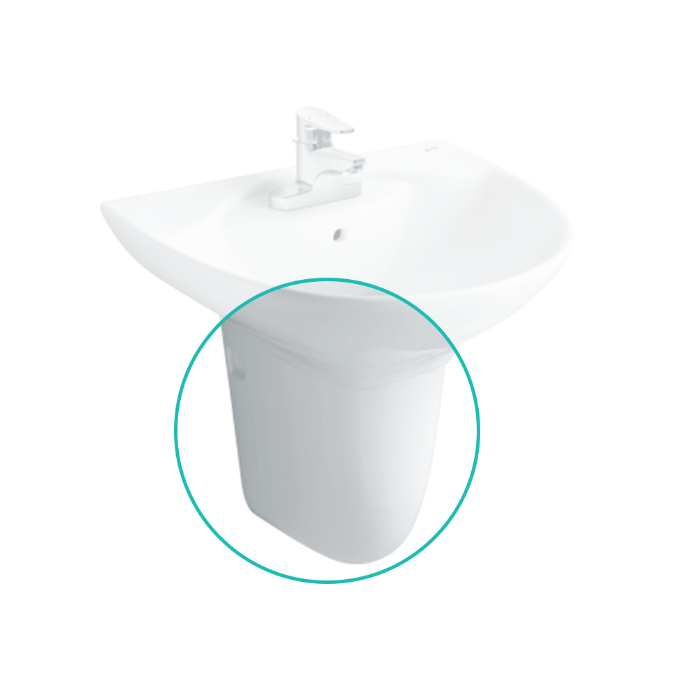 Chân chậu Lavabo INAX lửng L-288VC