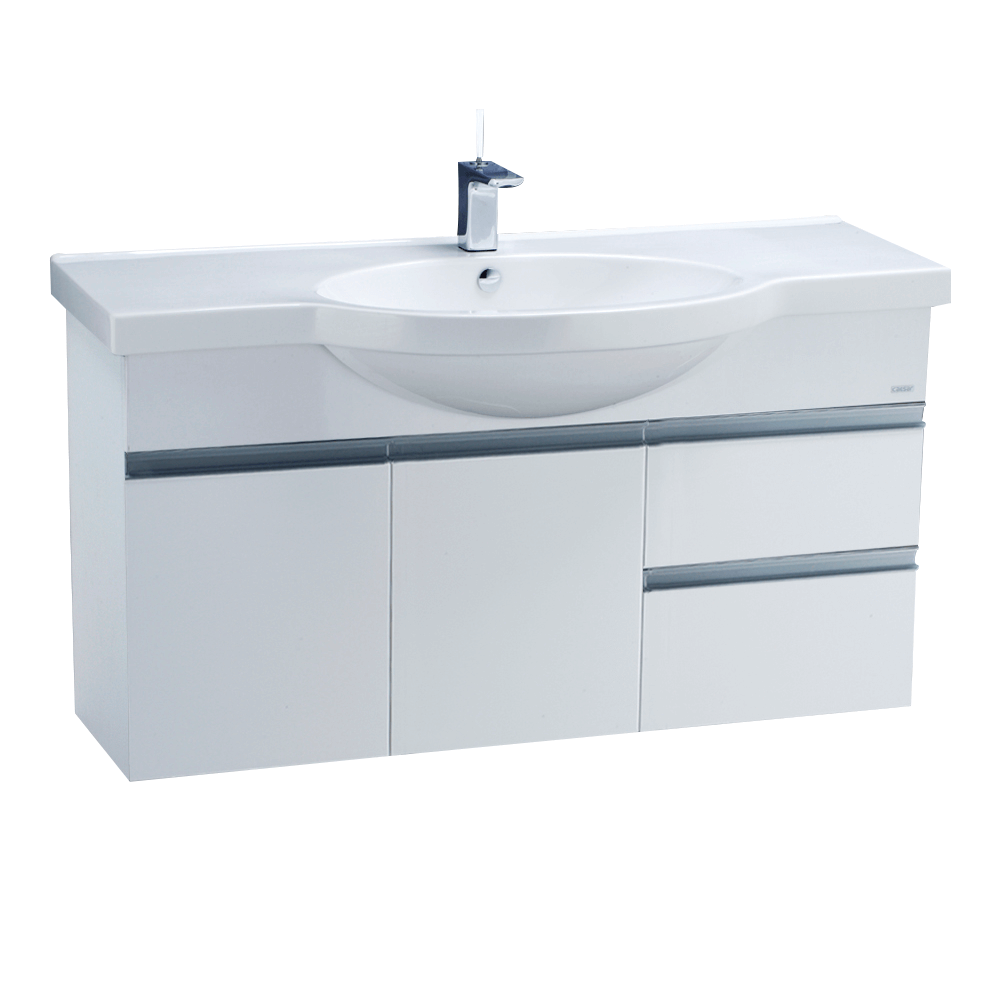 Tủ lavabo liền bàn Caesar LF5324+EH213V
